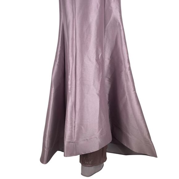 Terani Couture Floral Off Shoulder Long Gown Mauve Size 4 2021E2799 - Picture 6 of 12